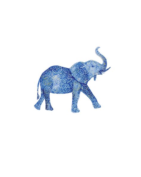 Blue Patterned Elephant at ArtfullyWalls, This fun and whimsical, hand-illustrated art print features a vibrant blue elephant painted in an intricate pattern. It’s a bold and beautiful addition to any home or office, and a great gift item too! Fun Wall Prints, Blue Elephant Wallpaper, Blue Art Wallpaper, Blue Illustration Art, Blue Animals, Elephant Wallpaper, Art Placement, Portfolio Art, Blue Drawings