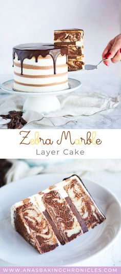 Ermine Buttercream, Zebra Marble, Patisserie Fine, Healthy Cake Recipes, Moist Cake, Brownie Desserts, Oreo Dessert, Cake Fillings, Marble Cake