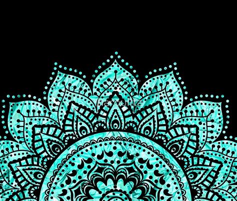 Mandala Duvet Cover, Mandala Throw, Mandala Iphone, Black Duvet Cover, Mandala Canvas, Creative Walls, Mandala Print, Mandala Tapestry, Blue Teal