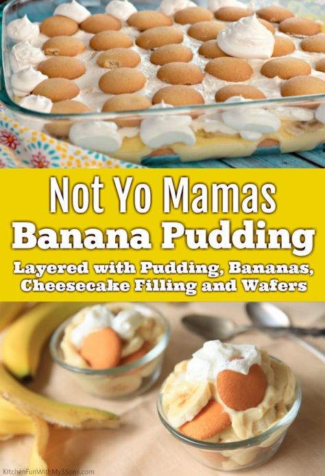 Bananas Cheesecake, Vanilla Wafer Banana Pudding, Easy Banana Pudding Recipe, Pudding Banana, Banana Pudding Desserts, Easy Banana Pudding, Southern Banana Pudding, Banana Pudding Recipe, Banana Bread Cookies