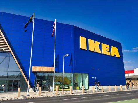 this is the 22nd UK IKEA Store. IKEA, founded in Sweden in 1943, is the world's largest retailer of ready-to-assemble or flat-pack furniture. Ikea Planters, Ikea Cart, Ikea Eket, Ikea New, Ikea Shopping, Vintage Ikea, Ikea Finds, Ikea Living Room, Ikea Store