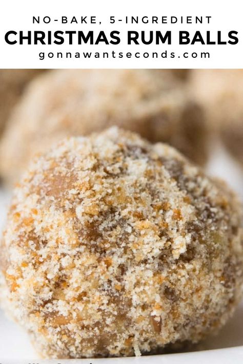 No Bake Christmas, Alcoholic Desserts, Rum Balls, Boozy Desserts, Truffle Recipe, Balls Recipe, Cookies Recipes Christmas, Holiday Desserts, Holiday Baking