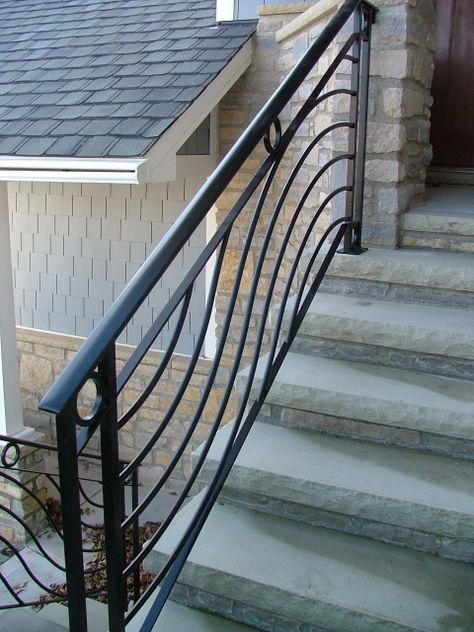 Patio Railings, Iron Railings Outdoor, Exterior Stair Railing, درابزين السلم, Iron Balcony Railing, Outdoor Stair Railing, Modern Railing, Modern Stair Railing, Patio Railing