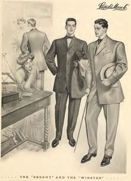 edwardian suits women | Edwardian Era Clothing: Edwardian Era Men's Clothing - 1907 Spring ... Edwardian Menswear, 1910s Mens Fashion, Edwardian Mens Fashion, 1930s Mens Fashion, Sack Suit, 1950s Clothing, Men In Suits, Zoot Suit, Mens Fashion Illustration