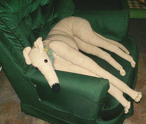 Sleepy Hound Crochet Greyhound, Crochet Dogs, Whippet Puppies, Reindeer Dog, Dog Snood, Greyhound Art, Crochet Dog Patterns, Greyhound Dog, Whippet Dog