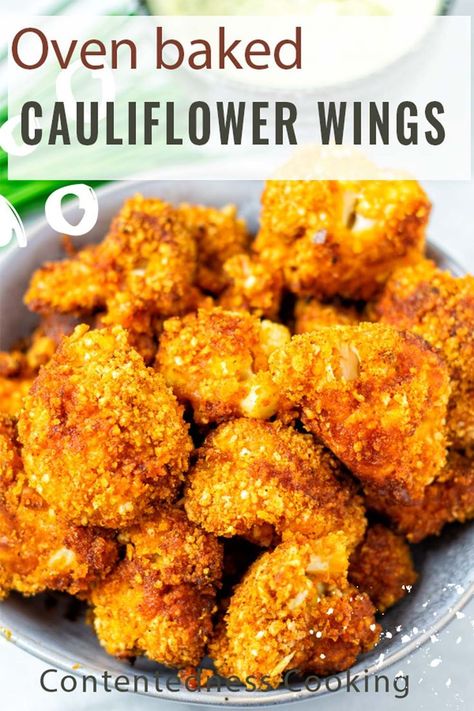 Homemade Wing Sauce, Oven Baked Cauliflower, Mealprep Dinner, How To Cook Cauliflower, Cauliflower Wings, Vegan Cauliflower, Baked Cauliflower, Dairy Free Diet, Wing Sauce