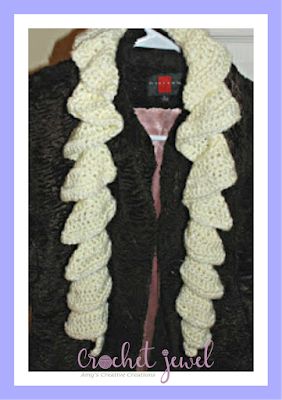 Amy's Crochet Creative Creations: Crochet Ruffle Scarf Scarf Free Pattern, Sashay Yarn, Ruffle Crochet, Crochet Ruffle Scarf, Super Scarf, Crochet Scarf Pattern, Crochet Scarf Pattern Free, Crochet Ruffle, Ruffle Scarf