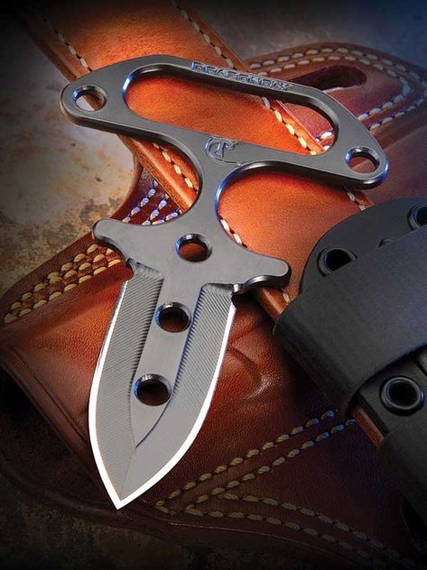 RMJ Tactical Lets Slip the Dogs of Steel | #Gear #Knives Rmj Tactical, Mean Streets, Push Dagger, Benchmade Knives, Finger Guard, Streets Of New York, Kydex Sheath, Cool Swords, Knife Design