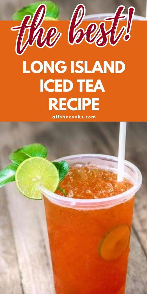 Tropical Long Island Iced Tea Recipe, Long Island Iced Tea Recipe For A Crowd, Long Island Iced Tea Recipe Gallon, Watermelon Long Island Recipe, Long Island Recipe Cocktails, Flavored Long Island Iced Tea, Strawberry Long Island Iced Tea, Fall Long Island Iced Tea, Peach Long Island Iced Tea Recipe