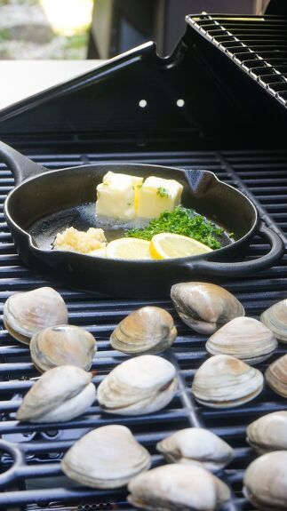 Grilled clams with garlic butter is a delicious seafood option that adds flavor to any cookout. This elegant dish is simple but flavorful, try it for dinner tonight!
Summertime means cookouts, and what’s a cookout without some delicious grilled seafood? This recipe for grilled clams is simple but flavorful, perfect for impressing your guests. Clams are a delicious and healthy seafood option that can be grilled easily at home. The clams are cooked in their shells, so they stay nic… How To Cook Clams, Stew Beef Chili, Grilled Clams, Garlic Butter Recipe, Seafood Delight, Seafood Dip, Healthiest Seafood, Clam Recipes, Grilled Seafood