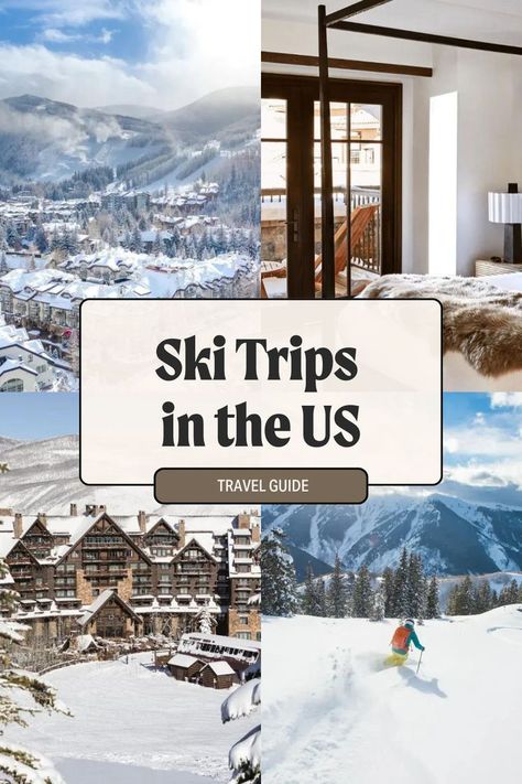 Discover these favorites that are not only conveniently located, but offer ski amenities to make your trip one to remember. From ski concierges to the après-ski scene, connect with me to learn which hotels pair perfectly with your ski trip goals. #ski #skitrip #travel #wintertravel #mountains #snow #luxurytravel #traveladvisor Trip Goals, Ski Destinations, Whistler Village, Vail Village, Ski Trips, Mountains Snow, Best Ski Resorts, Ski Town, Packing Essentials