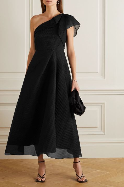 Flared Midi Skirt, Silver Cocktail Dress, Midi Dress Formal, Midi Flare Skirt, Roland Mouret, Net A Porter, Bottega Veneta, Dress To Impress, The Row