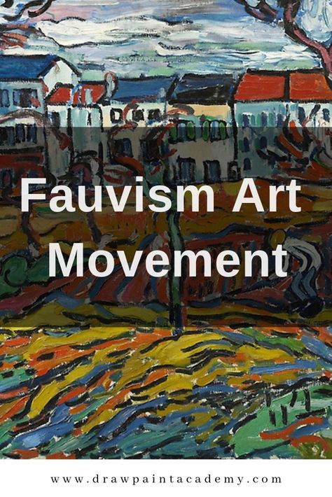 Fauvism Art Easy, Fauvism Art Ideas, Vlaminck Paintings, Fauvist Art, Acrylic Techniques, Maurice De Vlaminck, Fauvism Art, André Derain, Art Critique