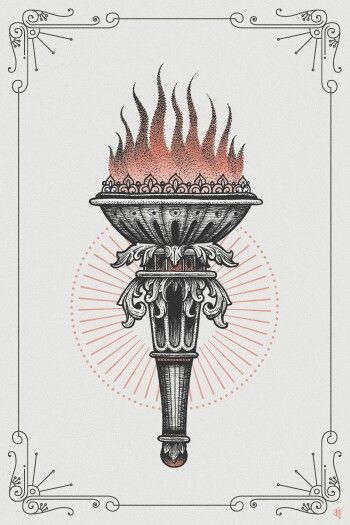 Pass the torch Ball Of Fire Tattoo, Traditional Tattoo Torch, Torch Tattoo, Medieval Tattoo, Light The Way, Mythology Tattoos, Greek Tattoos, 카드 디자인, Occult Art