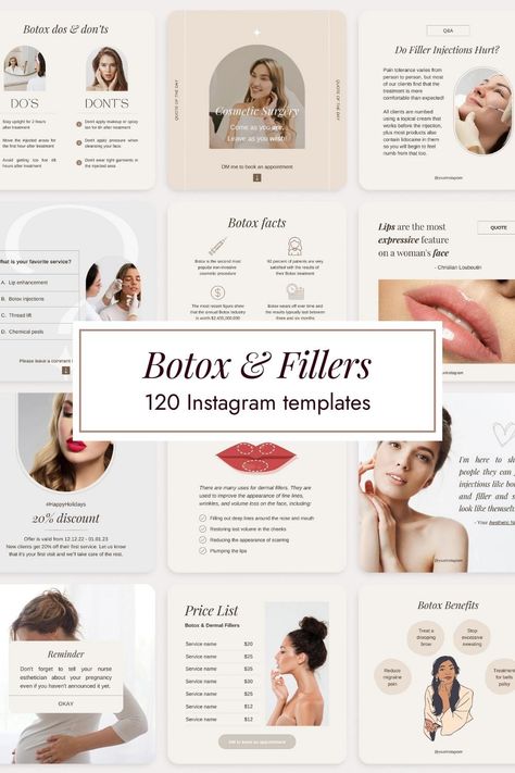 Medical Spa Social Media, Aesthetic Medicine Instagram Feed, Botox Posts For Instagram, Injector Quotes, Botox Quotes, Botox Clinic, Cosmetic Nurse, Filler Instagram, Botox And Fillers