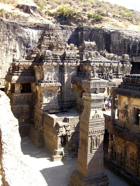 Ellora Caves, 7 Wonders Of The World, Temple India, 7 Wonders, Army Video, Landscape Photography Nature, Photography Nature, Photo Reference, Wikimedia Commons