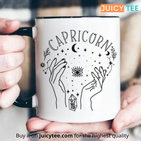 Birth Chart Mugs, Capricorn Coffee Mug, 11oz, Constellation Cup, Zodiac Sign Gift Check more at https://juicytee.com/product/birth-chart-mugs-capricorn-coffee-mug-11oz-constellation-cup-zodiac-sign-gift/ Jimin Fanart, Diy Cups, Mug Printing, Birth Chart, Affirmation Cards, Personalized Mugs, Mug Designs, Zodiac Sign, Mason Jars