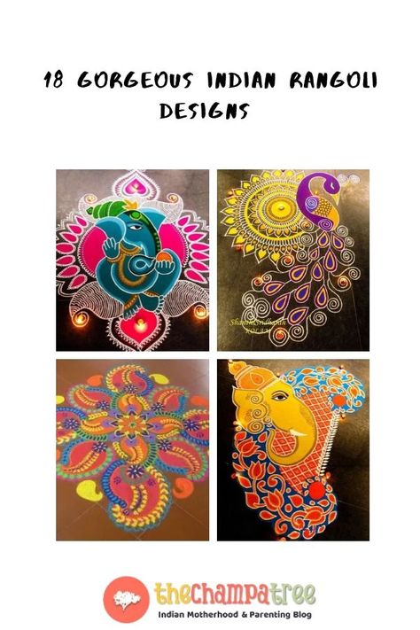 Beautiful Rangoli Designs Colourful Rangoli Designs, Rangoli Designs For Diwali, Colourful Rangoli, Indian Rangoli Designs, Poster Rangoli, Colourful Wallpaper, Decoration For Ganpati, Colorful Rangoli, Indian Rangoli