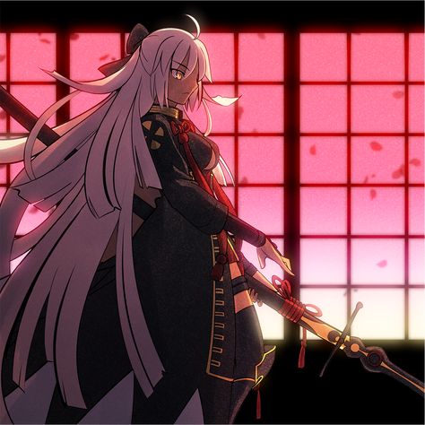 Okita Alter (Majin Saber) Fgo Okita Alter, Okita Alter Fate, Okita Souji Alter, Okita Alter, Okita Souji, Saber Fate, Fate Characters, Fate Zero, Fate Series