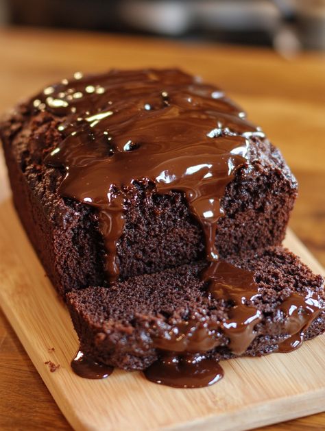 HOT FUDGE BROWNIE BREAD   🍫 𝗜𝗻𝗴𝗿𝗲𝗱𝗶𝗲𝗻𝘁𝘀 🍫  1 box of Brownie Mix 1-11 oz. jar of Hot Fudge Sauce 3 large Eggs 1/3 cup Vegetable Oil A bread loaf pan 🍫 𝗗𝗶𝗿𝗲𝗰𝘁𝗶𝗼𝗻𝘀 🍫 Step 1: Add the brownie mix, hot fudge sauce, eggs, and vegetable oil in a medium bowl. Combine until smooth. Step 2: Transfer the batter into a non-stick greased loaf pan until about 3/4 full. Brownie Bread, Meringue Cheesecake, Creme Brulee Desserts, Bread Loaf Pan, Cookie And Cream Cupcakes, Lemon Meringue Cheesecake, Chocolate Drip Cake, Hot Fudge Sauce, Fudge Brownie