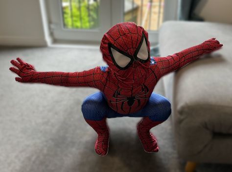 A fun and realistic kids Spiderman costume with separate mask and body suit that's perfect for parties or as a birthday present! Make this birthday or fancy dress party one to remember with this web-slingingly realistic Spiderman outfit! Made out of comfortable, stretchy material that is easy to get on and off, your child will love acting like their favourite friendly neighbourhood super hero! Suitable for kids up to around 130cm tall. Kids Spiderman Costume, Childrens Fancy Dress, Spiderman Outfit, Adult Fancy Dress, Spiderman Costume, Fancy Dress Party, Fancy Dress Costume, Fancy Dresses Party, Dress Costume