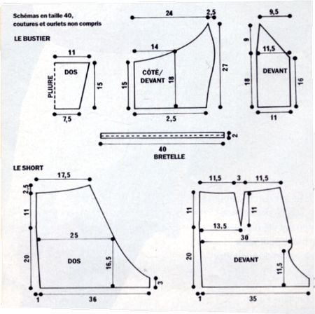 gabarit patron gratuit couture bustier Easy Bustier Pattern, Sewing Patterns Free Beginner, Tailoring Training, Bustier Pattern, Sewing Paterns, Diy Corset, Sewing Online, Corset Pattern, Designer Dresses Casual