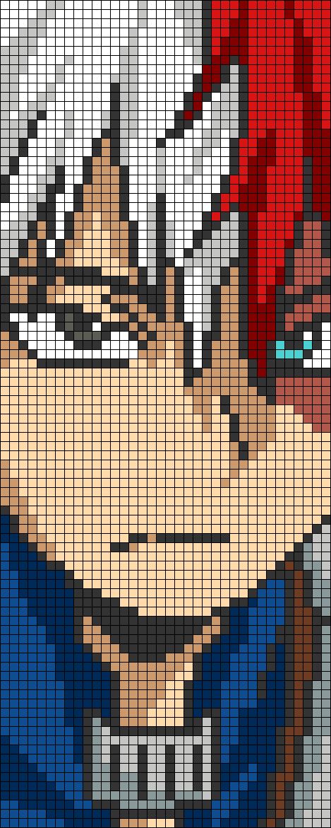 Haikyuu Alpha Pattern, Gojo Alpha Pattern, My Hero Academia Pixel Art Grid, Mha Pixel Art Grid, Mha Pixel Art, Anime Alpha Pattern, Alpha Tapestry, Alpha Patterns Anime, Grid Pictures