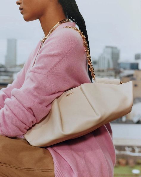 Shop the look on ModeSens! Loewe Paseo Small Pleated Leather Shoulder Bag In White. Breathe new life into your wardrobe with a modern yet classic bag that you'll cherish for years to come. #checkmodesensbeforeyoubuy #findwithmodesens #loewe #ss23 #bag #netaporter Loewe Paseo, Loewe Ss23, It Bag, Classic Bags, Shop The Look, Look On, Net A Porter, Cloth Bags, New Life