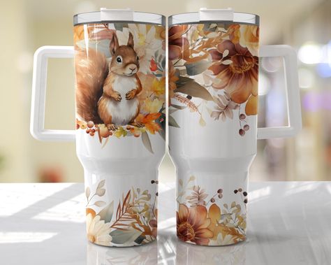 40oz Tumbler Wrap, Fall Tumbler Wraps, Fall Sublimation Tumblers, Fox Tumbler, 40oz Tumbler With Handle Sublimation, Sublimation Tumblers, 40oz Tumbler, Tumbler Wraps, Image Editing Software