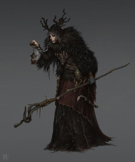 DnD female druids, monks and rogues - inspirational - Album on Imgur Viking Seer, Evil Druid, Kostuum Halloween, Baba Jaga, 다크 판타지, Samana, Witch Art, High Fantasy, Arte Fantasy