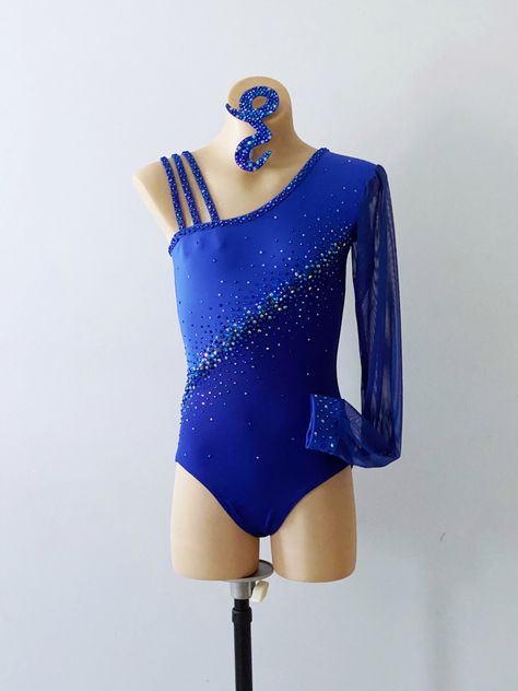 Sparkly Dance Costume, Leotard Designs, Dance Lyrical, Gymnastics Competition Leotards, Solo Dance Costumes, Dance Moms Season, Jazz Dance Costume, Carnaval Costume, Blues Dance