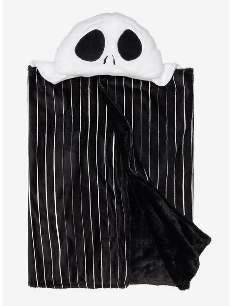 The Nightmare Before Christmas Jack Plush Hooded Throw Blanket Nightmare Before Christmas Gifts, Advent Calendar Gifts, The Nightmare Before Christmas Jack, Marvel Gifts, Horror Gifts, Disney Nightmare Before Christmas, Christmas Jack Skellington, Halloween Blanket, Nightmare Before Christmas Jack