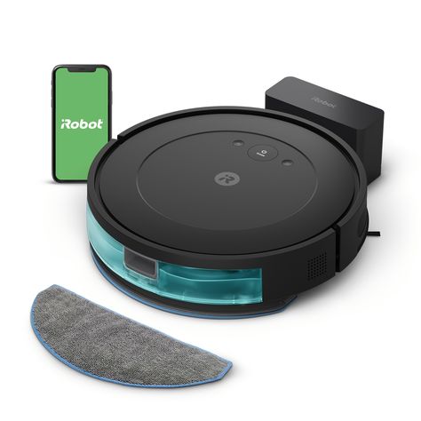 iRobot Roomba Combo Essential Robot Vacuum & Mop (Y0140) Black Y014020 - Best Buy Roomba Vacuum, Cleaning Schedules, Cleaning Essentials, Vacuum Mop, Cleaning System, Smart Robot, Start Cleaning, Speed Cleaning, Irobot Roomba