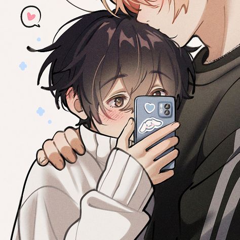 Creds:  @/chouNke on twitter #sasakitomiyano #sasamiya #shumeisasaki #sasakishumei #yoshikazumiyano #miyanoyoshikazu #matching #matchingicon #couple #coupleicon #bl #gay #cp Miyano Sasaki, Ship Drawing, Couples Icons, Cartoon Profile Pics, Cute Profile Pictures, Matching Profile Pictures, Boy Art, Handsome Anime Guys, Cute Anime Couples