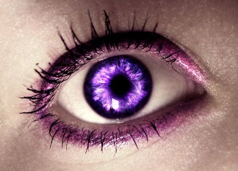 :::request::: A purple eye by ~Netizka on deviantART Glowing Purple Eyes, Eye Color Chart, Purple Contacts, Eyes Aesthetic, Droopy Eyes, Beautiful Eyes Color, Eyes Artwork, Eyes Wallpaper, Violet Eyes