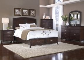 paint colors with dark wood furniture Dark Wood Bedroom Furniture, Cherry Bedroom Furniture, Furniture Color Schemes, Dark Wood Bedroom, Dark Wood Bed, Brown Furniture Bedroom, Dark Bedroom Furniture, Bedroom Paint Colors Master, Dark Wood Furniture