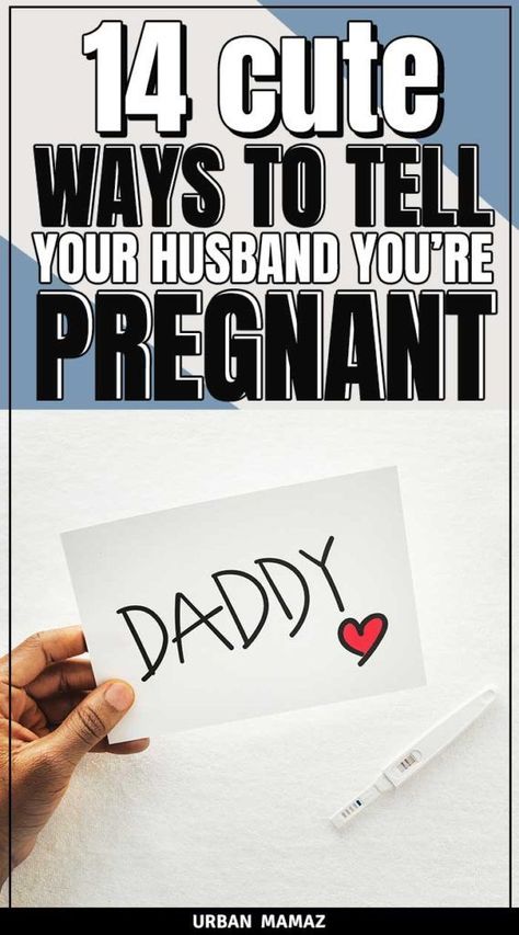 Pregnancy Announcement Ideas to Husband - Urban Mamaz Blog Your husband will be the first person to know when you are pregnant. Since you get to tell him only once, you have the opportunity to surprise him with the big news. Some of the creative and fun ways to announce your pregnancy to your husband include - read more> #pregnancyannouncement #pregnancyannouncementideas Tell Husband Pregnant, Pregnancy Surprise Husband, Husband Pregnancy Reveal, Pregnancy Husband, Surprise Pregnancy Announcement, Baby Announcement To Husband, Pregnancy Announcement Ideas, Creative Pregnancy Announcement, Third Pregnancy