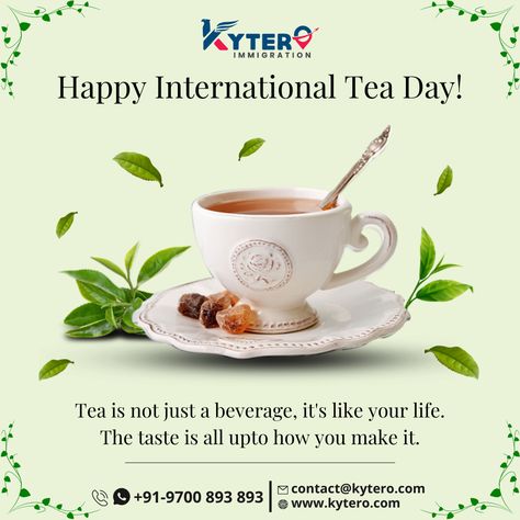 What a Tea-riffic beverage it really is! Tea is a treasure of antioxidants and also contains less caffeine than coffee. Probably the best way to start and end your day. A very happy and aromatic International Tea Day to everyone. #internationalteaday #tea #chai #tealover National Tea Day, International Tea Day, Tea Day, Tea Riffic, Media Poster, Social Media Poster, Happy Diwali, Tea Lover, Diwali