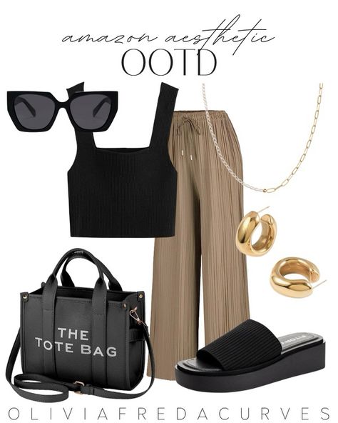 Midsize Clothing, Amazon Aesthetic, Midsize Fashion, Looks Street Style, Neutral Outfit, Casual Chic Outfit, Aesthetic Outfit, Ideas Aesthetic, Summer Fashion Outfits