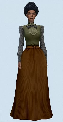 Sims 4 Historical Cc, Sims 4 Historical, 1890 Dress, 1900 Dress, Sims 4 Decades Challenge, 1900 Fashion, 1890s Fashion, Tops And Skirts, Sims 4 Cc Folder