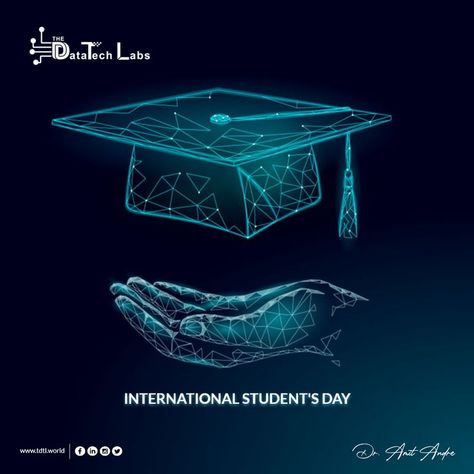 Learn and Develop. Put your whole heart and soul into it, and the outcome will be in your favour. wishing you Happy International Student's Day. #thedatatechlabs #TDTL #learning #internationalstudents #education #students #studentlife #internationalstudentsday #studentsuccess #studentsupport #learningeveryday #learningcontinues International Students Day, Student's Day, Student Day, Students Day, Ganesha Art, Yoga Day, Student Success, Whole Heart, Graphic Design Advertising