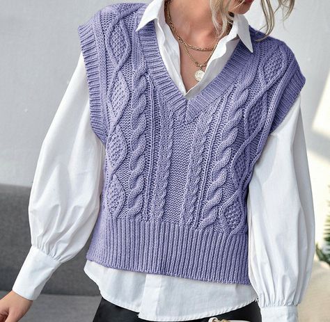 Some people think it is simply when an over the top fashion statement is made. Others believe it is simply when an over the top interior design theme is used. Diy Crochet Vest, Crochet Vest Patterns, Sweater Vest Outfit Women, Fashionable Crochet, Patterns Aesthetic, Crochet A Vest, Crochet Vest Pattern Free, Crochet Studio, Vest Patterns