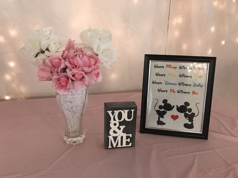 Disney themed wedding shower Disney Wedding Shower Ideas, Disney Wedding Shower, Wedding Shower Ideas, Disney Themed Wedding, Wedding Shower Themes, Disney Wedding Theme, Theme Wedding, Disney Wedding, Disney Pins