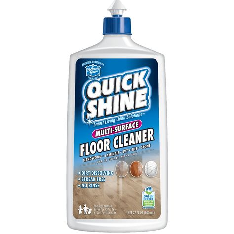 Free 2-day shipping on qualified orders over $35. Buy Quick Shine Multi-Surface Floor Cleaner, 27 Oz at Walmart.com Mopping Tile Floors, Clean Whole House, Cleaning Floors, House Appliances, Wood Cleaner, Basic Essentials, Brown Bottles, Microfiber Mops, Cheesecake Desserts