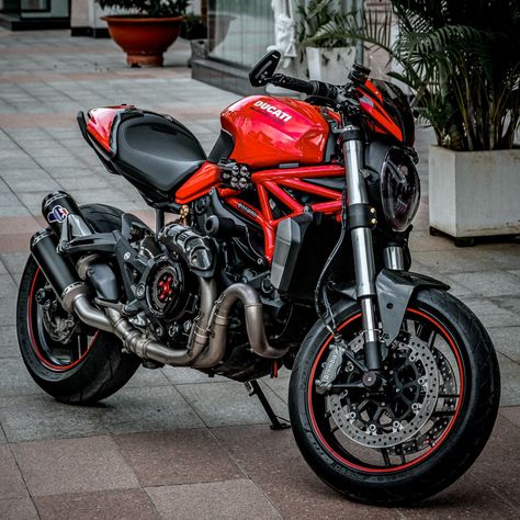 Ducati Monster 821 Ducati 821, Ducati Monster 821, Ducati Sport Classic, Moto Ducati, Dream Vehicles, Cafe Racing, Ducati Scrambler, Motor Bike, Ducati Monster