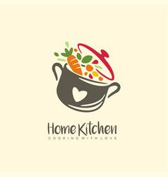 Home cooking linear logo with plate and ladle Vector Image Cooking Logo Kitchen Art, Cooking Logo Design, Kitchen Logo Design, Food Company Logo, Cooking Logo, Kitchen Queen, Kitchen Logo, Logo Design Inspiration Creative, Find Logo