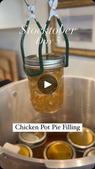 Canning Chicken Pot Pie Filling, Dehydrating Food Storage, Onion Potatoes, Potatoes And Peas, Chicken Bread, Chicken Pot Pie Filling, Canning 101, Pot Pie Filling, Chicken Bouillon