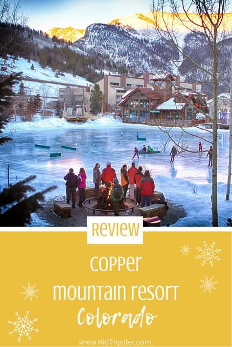 Considering a family ski trip? We review Copper Mountain Resort in Colorado. #skitrip #familyskitrip #skivacation #ski #skiing #snowboard #snowboarding #skiresort #winter #familyvacation #familytrip #travelingwithkids #travelingwithteens #kids #teens #family #familytravel #travel #traveltips #coppermountain #colorado Copper Mountain Colorado Ski, Colorado Vacations, Copper Mountain Colorado, Colorado Snowboarding, Colorado Ski Resorts, Family Ski, Family Ski Trip, Ski Trips, Ski Family