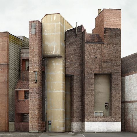 Buildings Aren’t Usually Funny. Filip Dujardin's Are — and Here’s Why. Facade Pattern Architecture, Filip Dujardin, Section Drawing Architecture, Steel Architecture, Window Architecture, Concrete Architecture, Old Abandoned Houses, Ancient Greek Architecture, Innovative Architecture