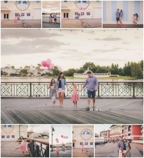 Disney Boardwalk Photography, Boardwalk Photos, Boardwalk Pictures, Disney Photoshoot, Orlando Family, Disney Boardwalk, Disney Photo Ideas, Summer Family Photos, Disney 2024